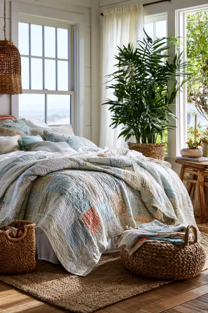 Chic Coastal-Inspired Summer Quilts for Relaxed Warm Weather Style