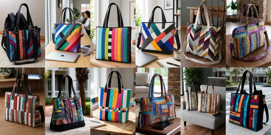 7 Chic Jelly Roll Quilt Tote Bag Ideas: Elegant Design Concepts and Creative Inspirations