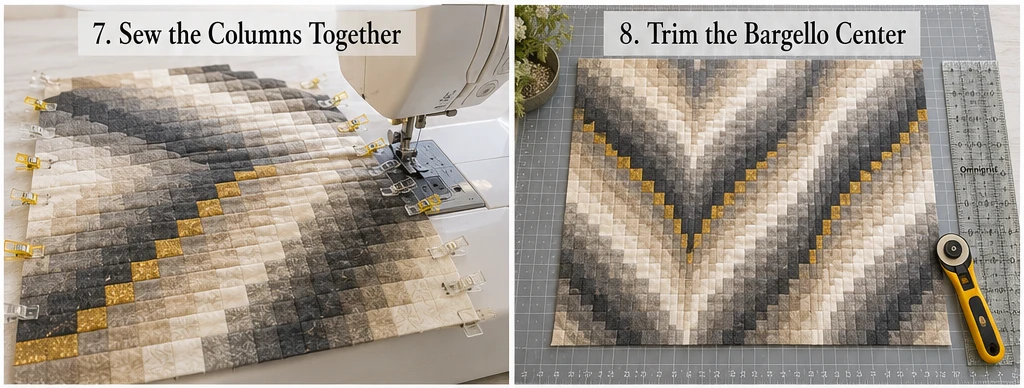 Chic Monochrome and Neutral Tone Bargello Designs for Sophisticated Interiors