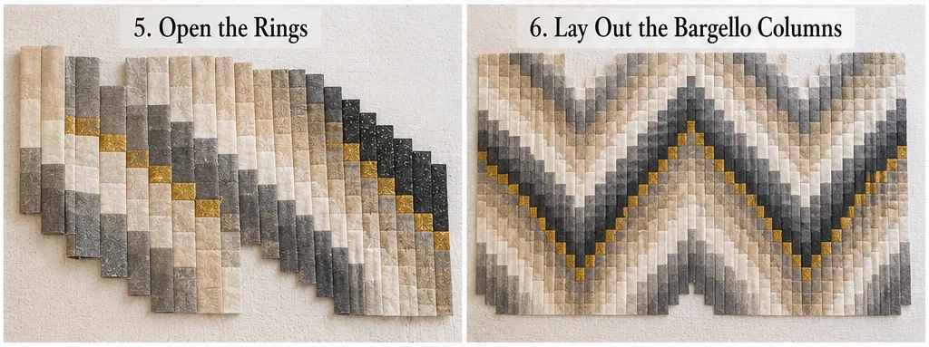 Chic Monochrome and Neutral Tone Bargello Designs for Sophisticated Interiors
