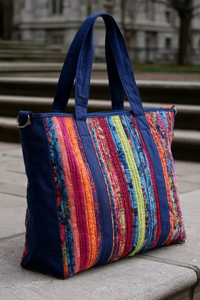 Chic Padded Jelly Roll Quilted Laptop Bags for Stylish Professionals