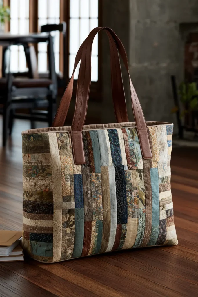 Chic Padded Jelly Roll Quilted Laptop Bags for Stylish Professionals