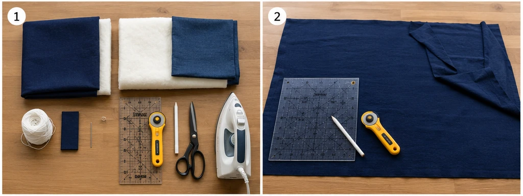 Classic Indigo and White Sashiko Quilts for Elegant Spaces