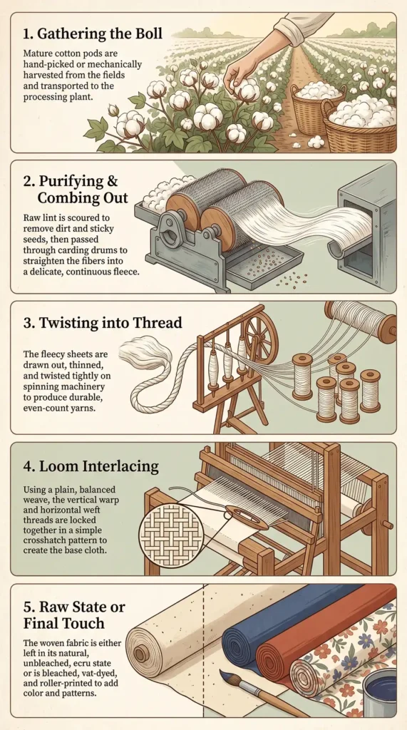 How cotton is made