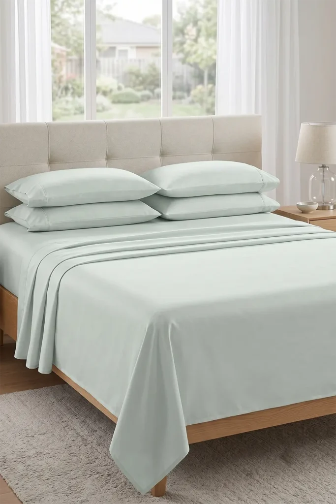 LANE LINEN 100% Egyptian Cotton Sateen Sheet Set