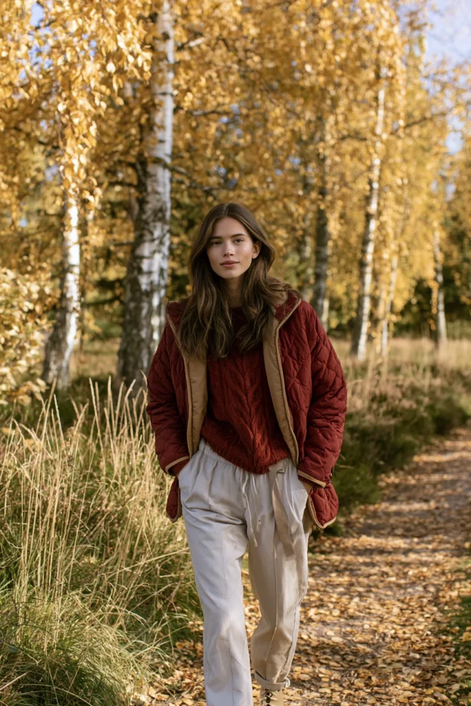 Longline Quilted Coat for Elegant Cold-Weather Layering