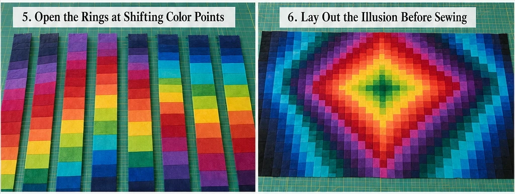 Mesmerizing Optical Illusion Bargello Quilts for Striking Statement Pieces