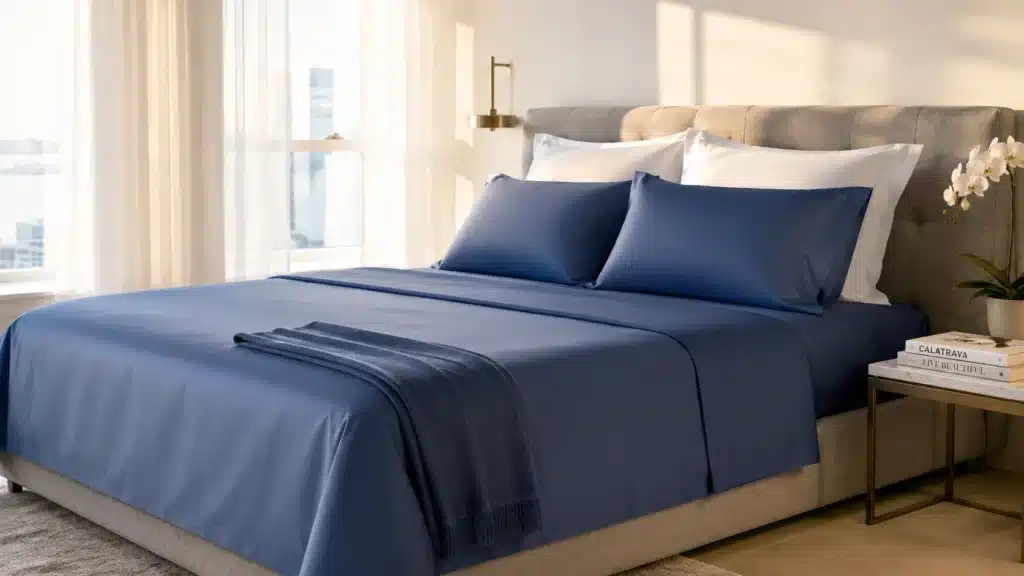 Microfiber bed sheet