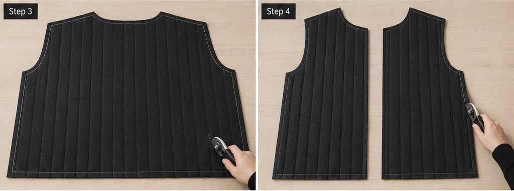 Minimalist Black Quilted Jacket for Timeless Nordic Elegance
