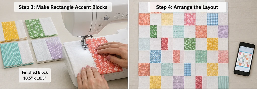 Modern Patchwork Summer Quilts for Lightweight Warm Weather Comfort