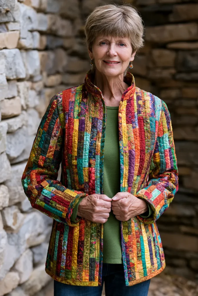 Reversible Jelly Roll Quilt Jacket Ideas for Versatile Outfits