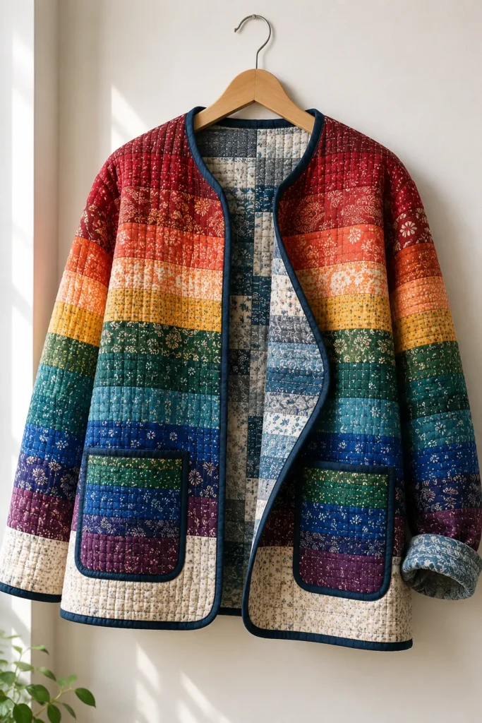 Reversible Jelly Roll Quilt Jacket Ideas for Versatile Outfits