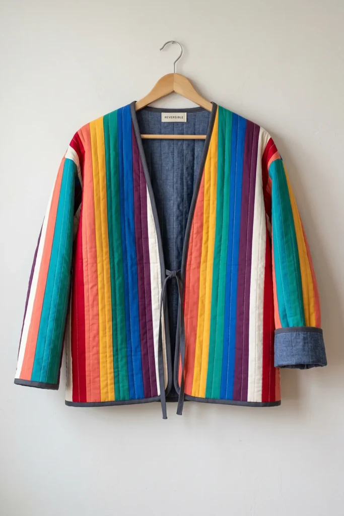 Reversible Jelly Roll Quilt Jacket Ideas for Versatile Outfits