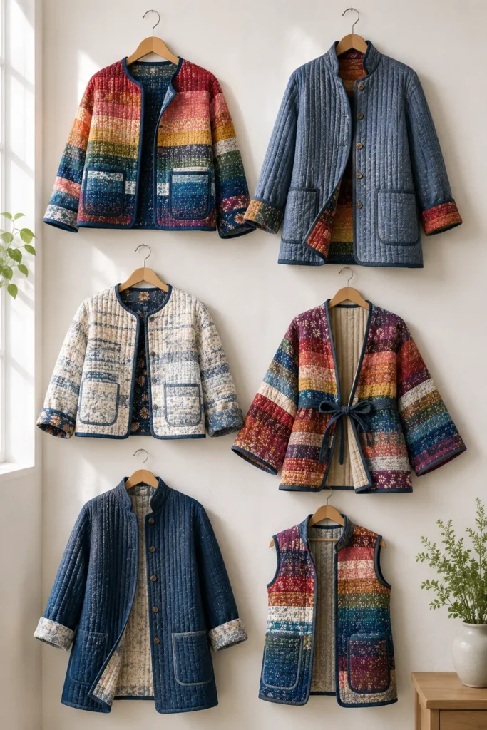 Reversible Jelly Roll Quilt Jacket Ideas for Versatile Outfits