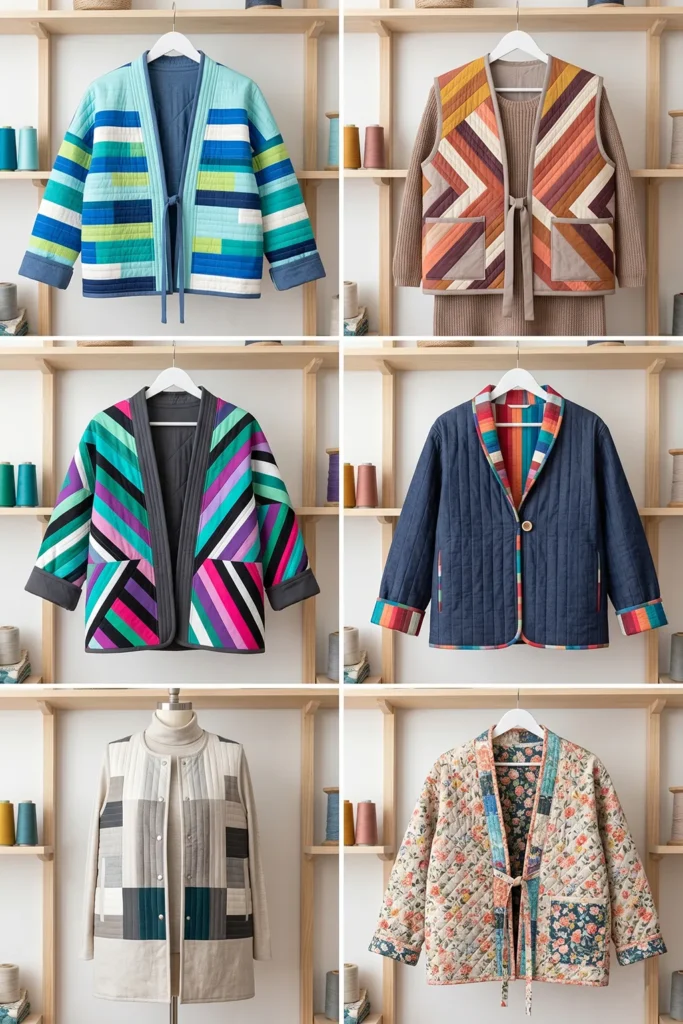 Reversible Jelly Roll Quilt Jacket Ideas for Versatile Outfits