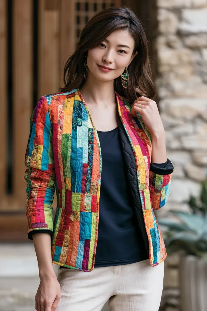 Reversible Jelly Roll Quilt Jacket Ideas for Versatile Outfits