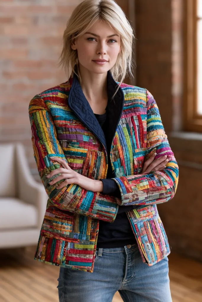 Reversible Jelly Roll Quilt Jacket Ideas for Versatile Outfits