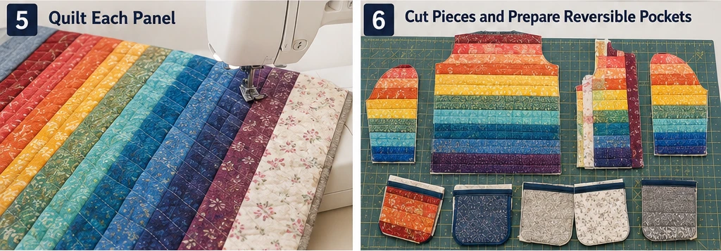 Reversible Jelly Roll Quilt Jacket Ideas for Versatile Outfits