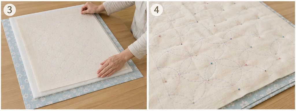 Reversible Sashiko Bed Covers for Versatile Everyday Style