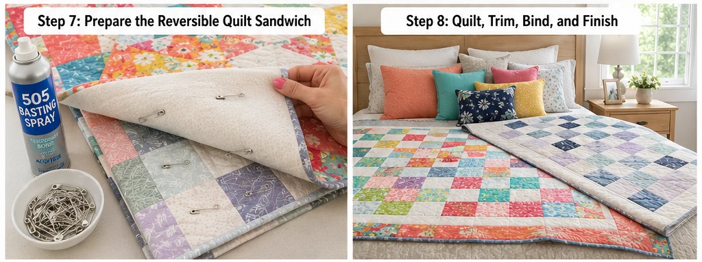 Reversible Summer Quilts Versatile Styles for Day and Night