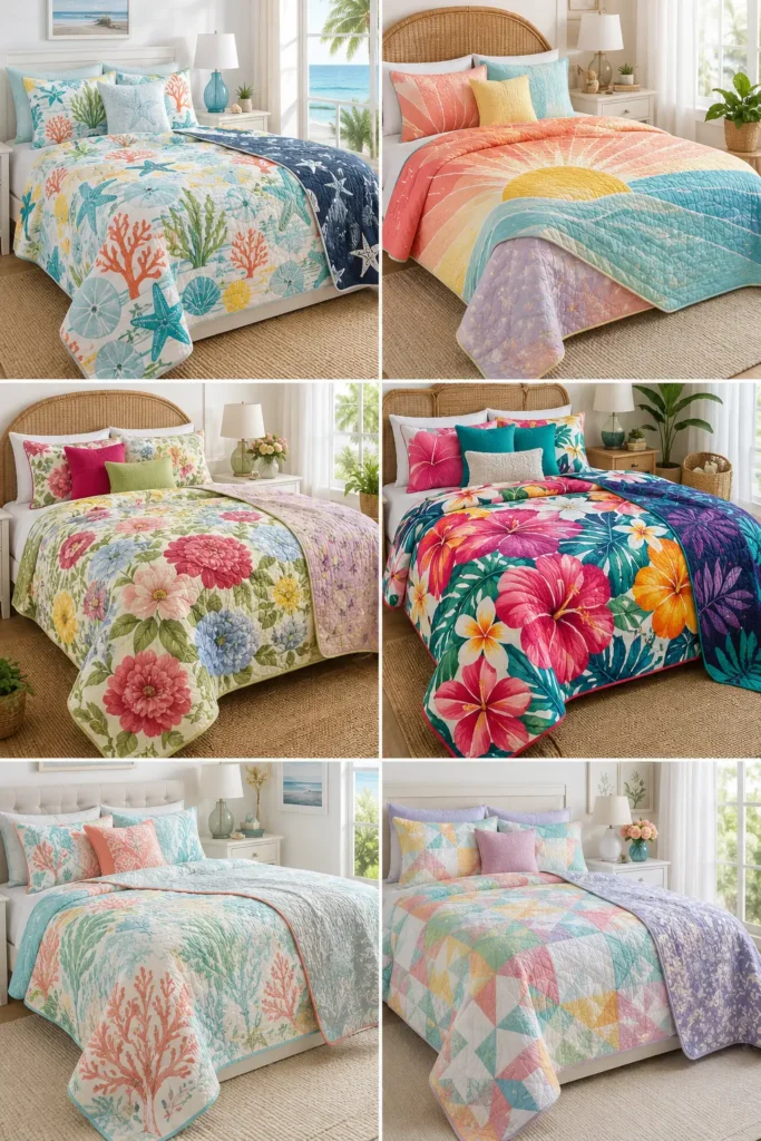 Reversible Summer Quilts Versatile Styles for Day and Night
