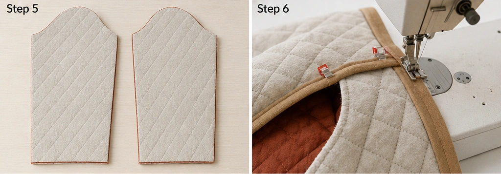 Reversible Two-Tone Quilted Jacket for Versatile Scandi Dressing