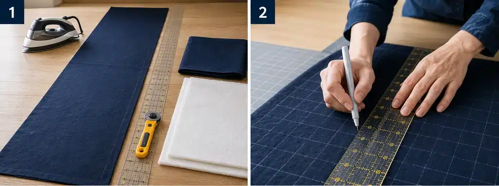 Shonai Sashiko Bed Runners with Timeless Regional Motifs