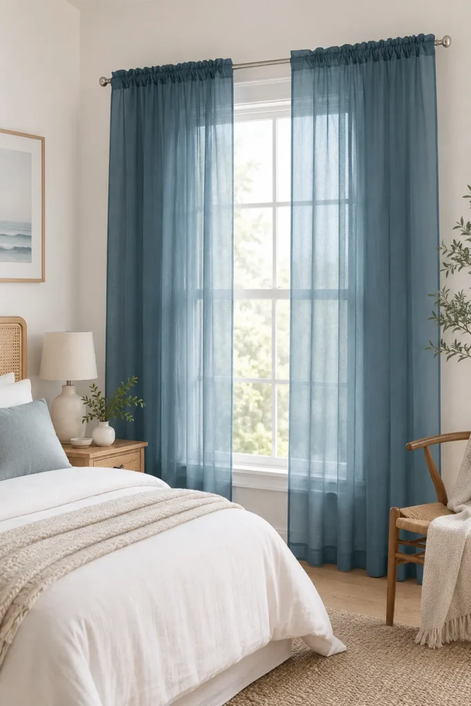 Simplebrand Dusty Blue Sheer