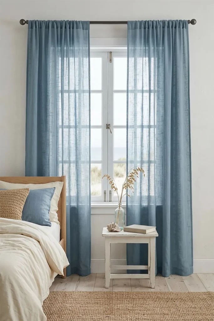 Simplebrand Dusty Blue Sheer