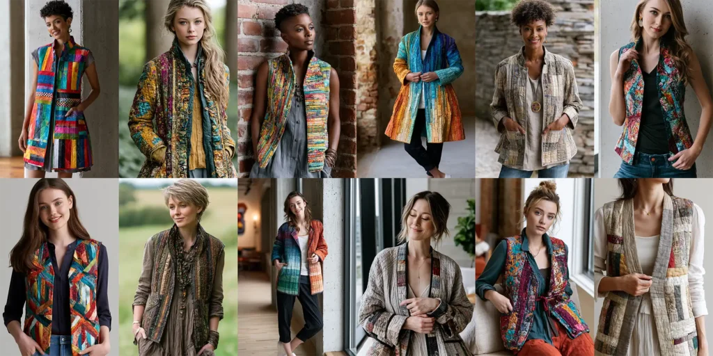 7 Effortlessly Elegant: Stylish Jelly Roll Quilted Jackets and Vests for Cozy Comfort
