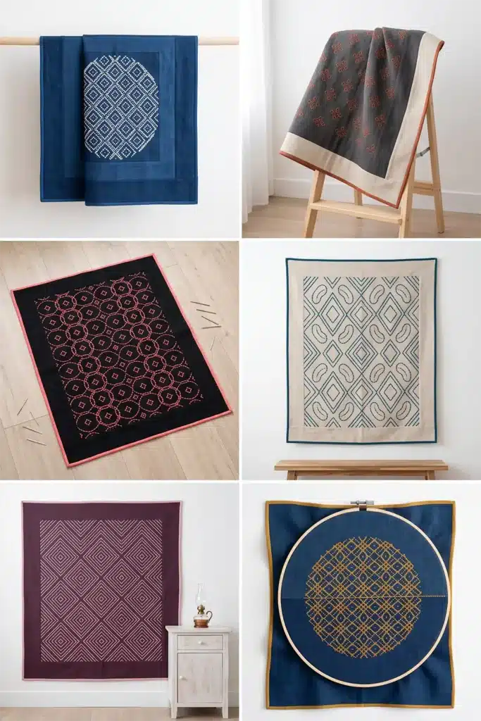 Traditional Kogin Sashiko Quilt Designs for Authentic Japanese Style