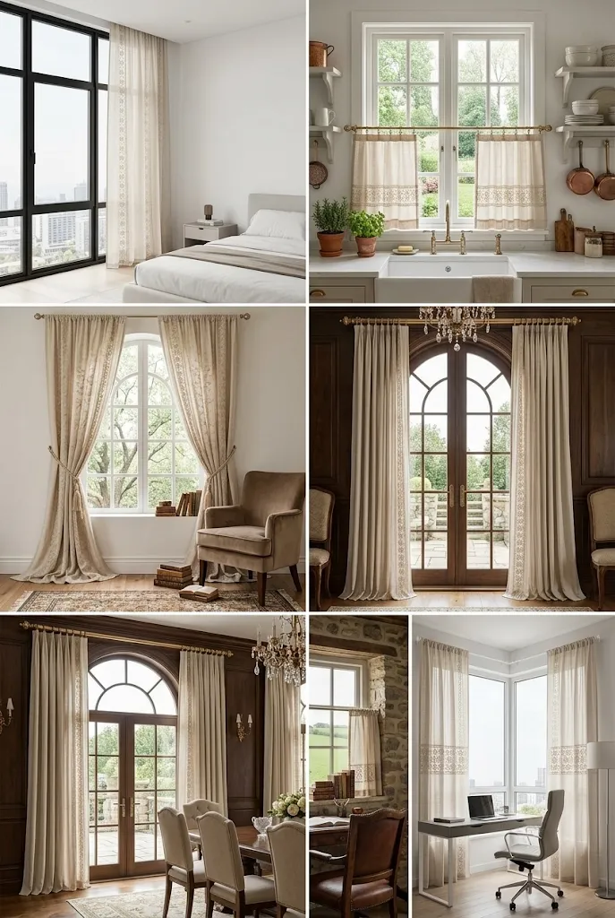 jinchan Weslie Boho Curtains
