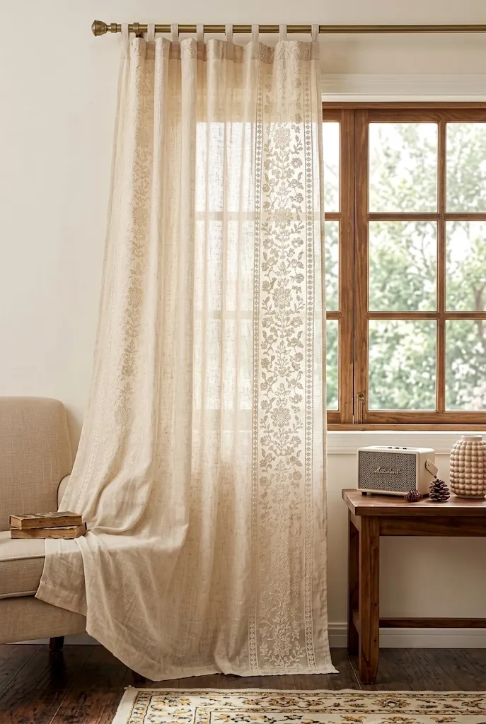 jinchan Weslie Boho Curtains