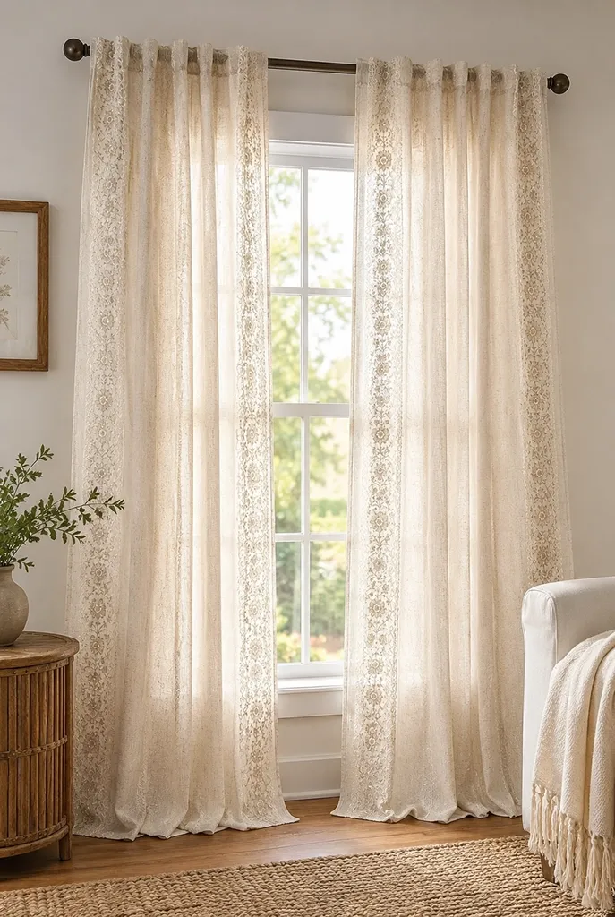jinchan Weslie Boho Curtains