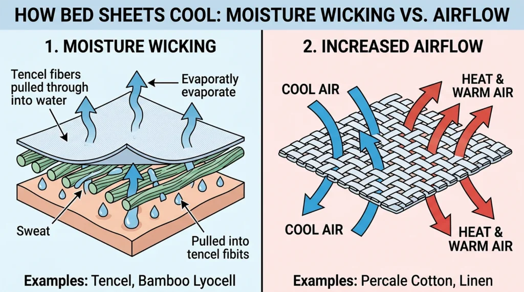 wicking vs. airflow