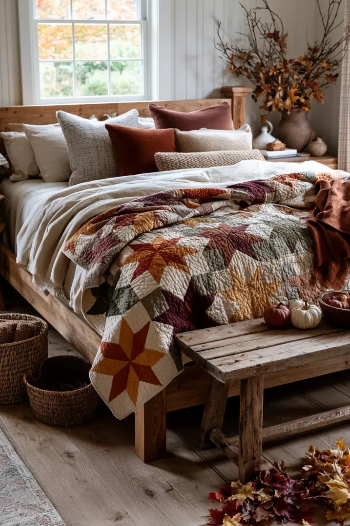 Autumn Star Quilt Patterns for Timeless Fall Elegance