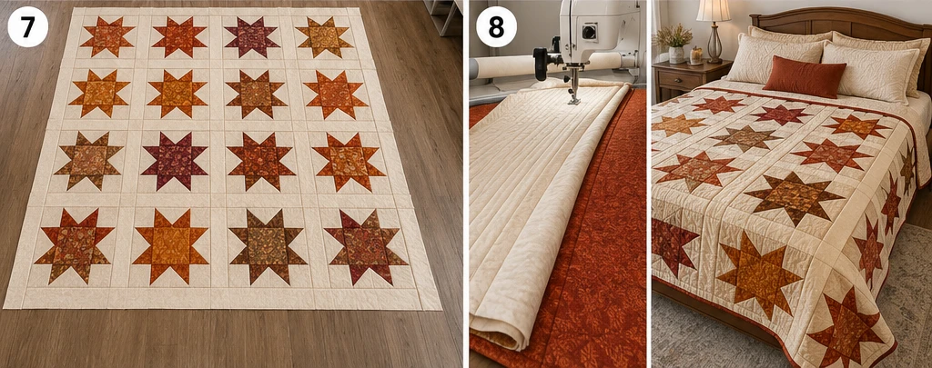 Autumn Star Quilt Patterns for Timeless Fall Elegance