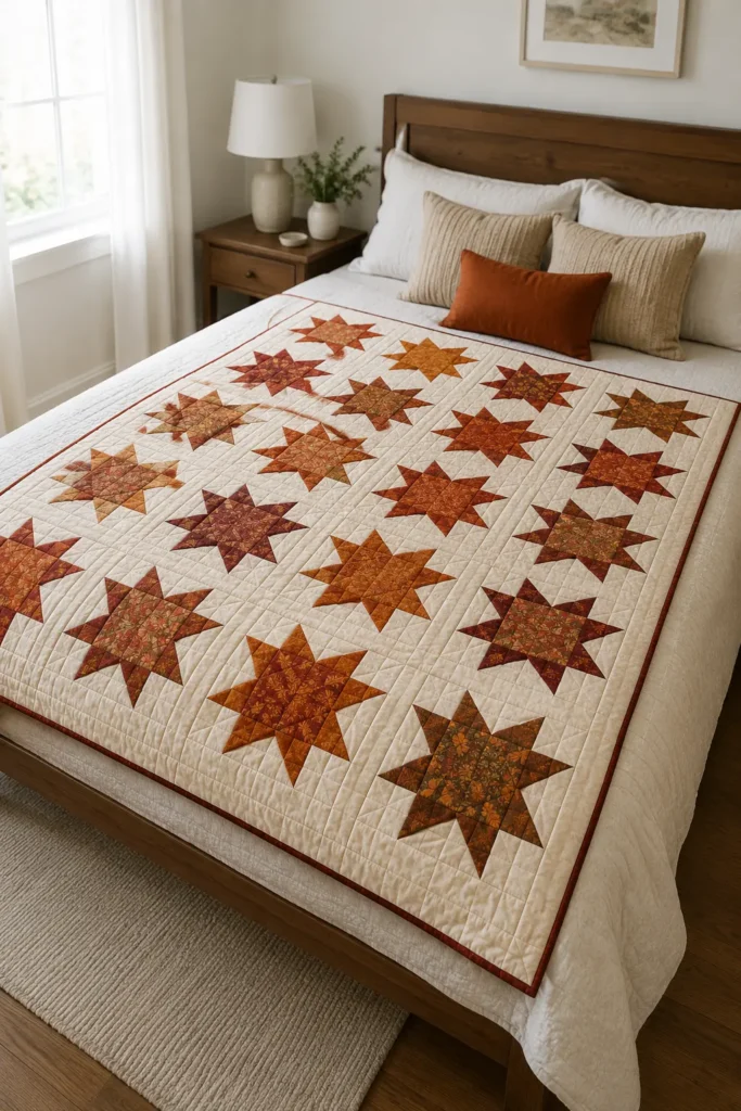 Autumn Star Quilt Patterns for Timeless Fall Elegance
