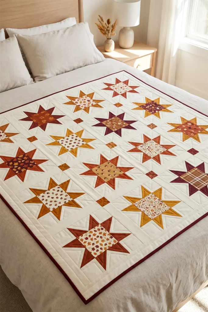 Autumn Star Quilt Patterns for Timeless Fall Elegance