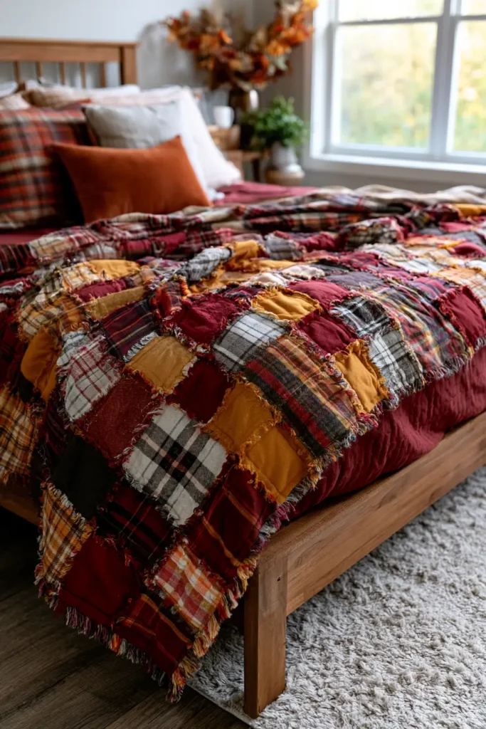 Cozy Flannel Rag Quilts for Soft Autumn Comfort