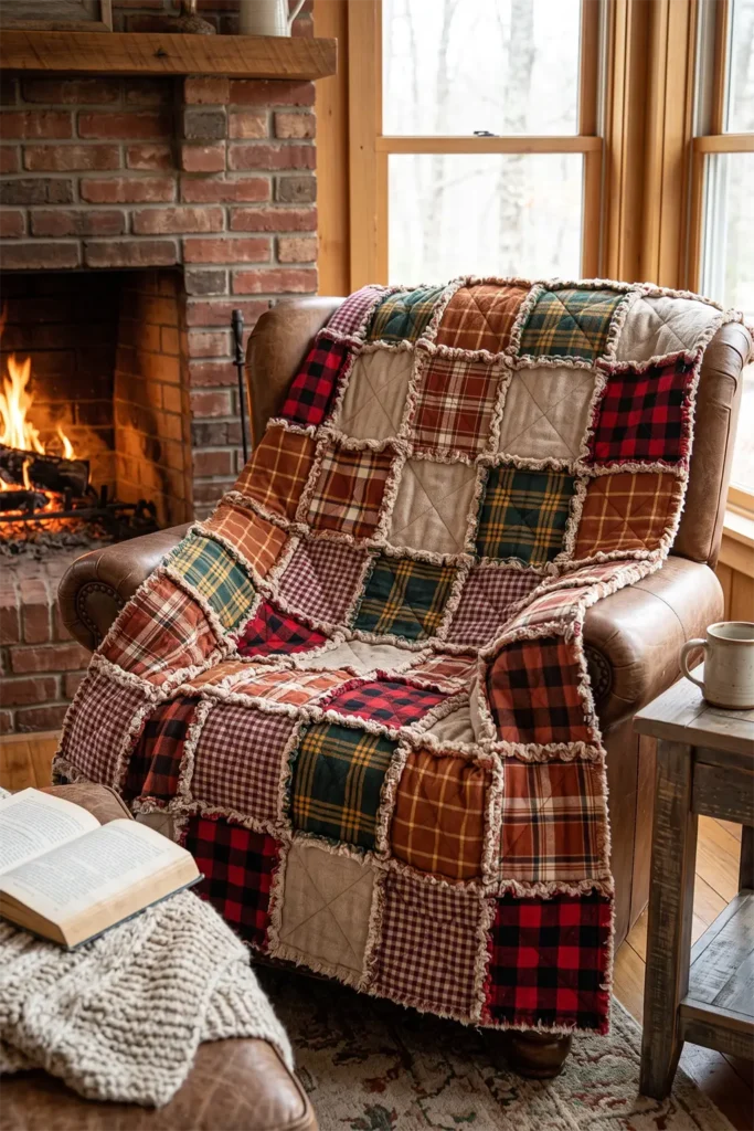 Cozy Flannel Rag Quilts for Soft Autumn Comfort