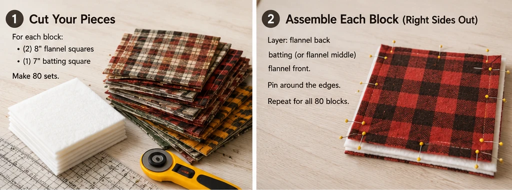 Cozy Flannel Rag Quilts for Soft Autumn Comfort