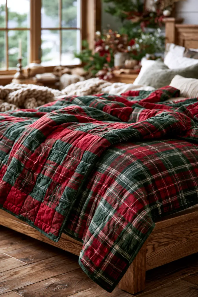 Cozy Plaid and Flannel Fall Quilts for Chilly Nights
