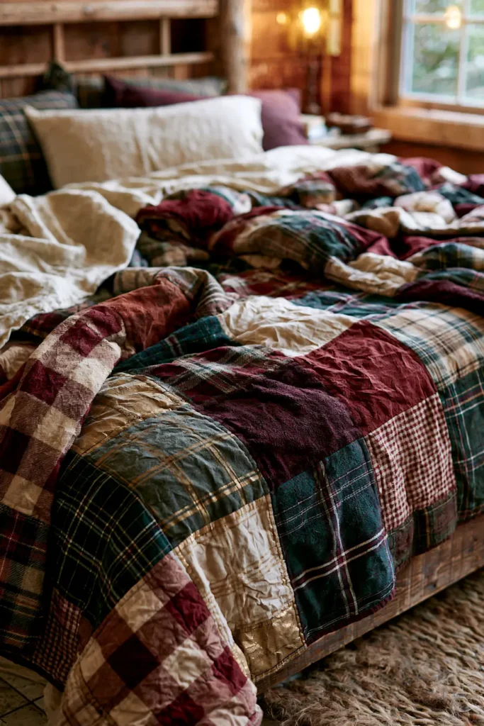 Cozy Plaid and Flannel Fall Quilts for Chilly Nights