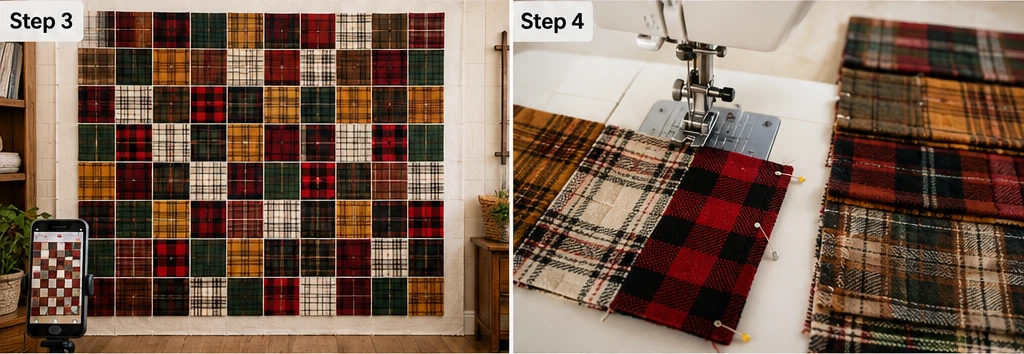 Cozy Plaid and Flannel Fall Quilts for Chilly Nights