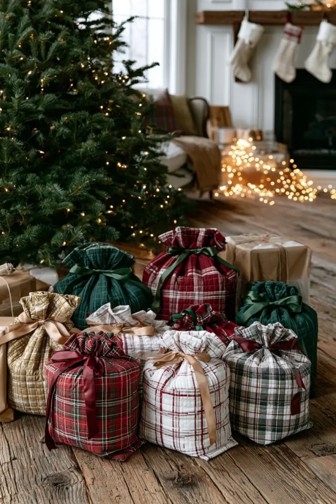 Easy Quilted Drawstring Gift Bags for Beginners