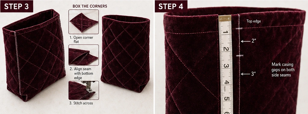 Elegant Velvet Quilted Gift Bags for Luxury Presents