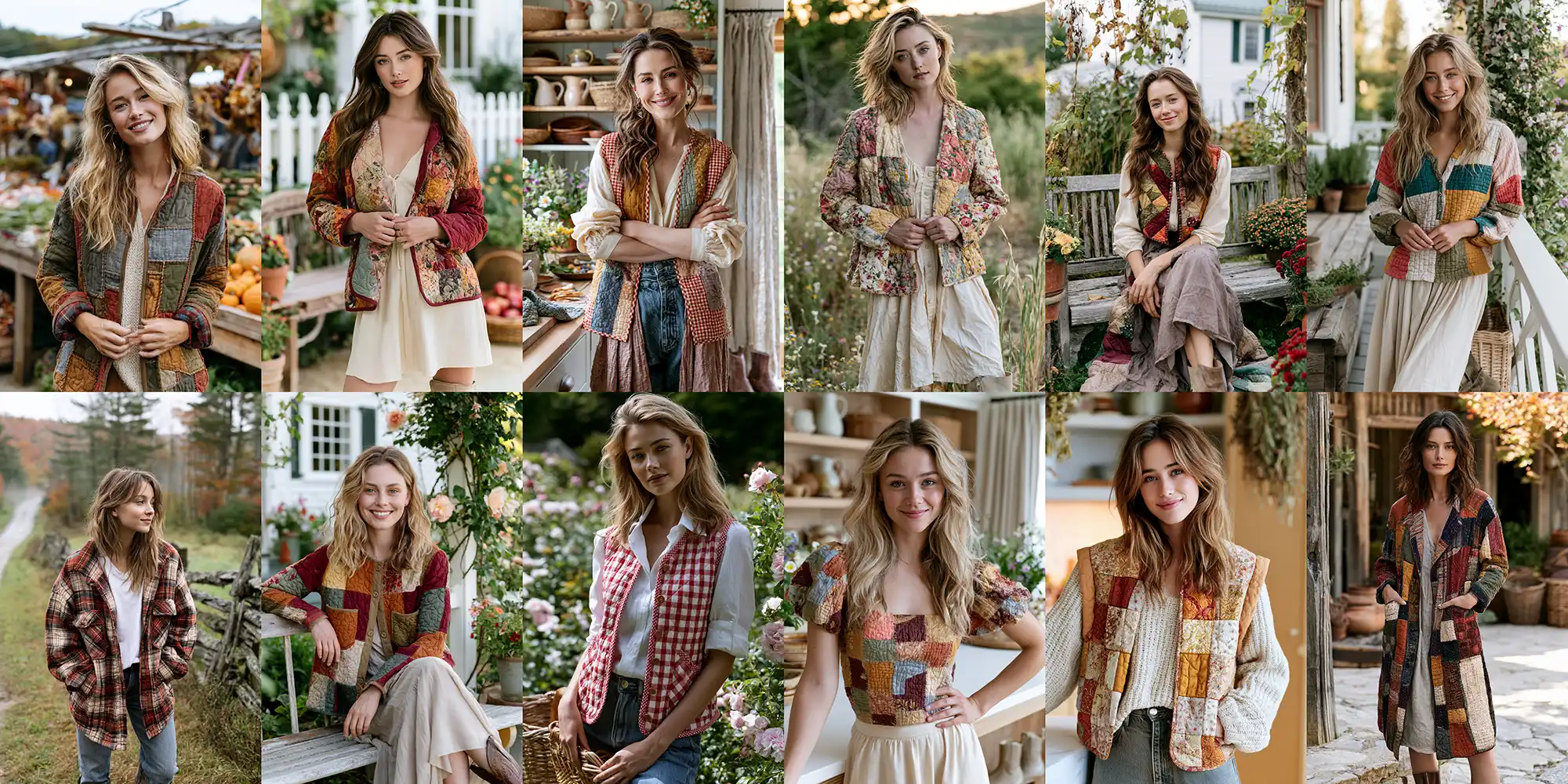Farmhouse Quilt Jackets & Vests