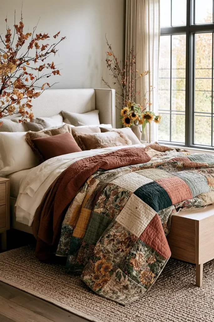 Golden Sunflower Quilt Patterns for Bright Autumn Décor