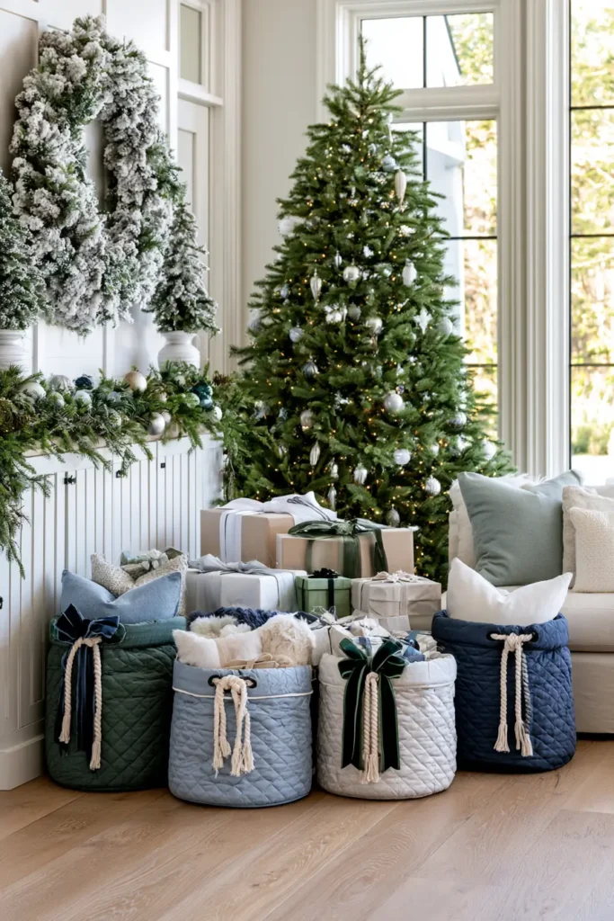 Jumbo Quilted Santa Sacks for Oversized Presents